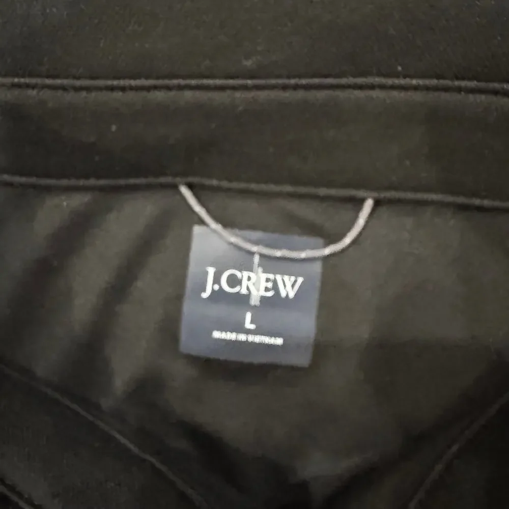 J.Crew Long Sleeve Performance Polo Black L